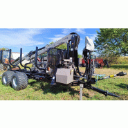 Multiforest TREJON MF1202 - Grue V7300 - Remorque forestière professionnelle neuve - 12 tonnes