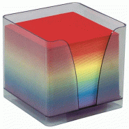 Quo Vadis - Bloc cube - Classic - Multicolore - 10x10x9,5 cm - Papier Clairefontaine multicolore - Fabrication française - papier 236007Q