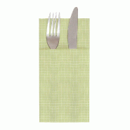 Serviette Kangourou Like Linen Ipanema 70G/M2 40x40cm pistache Spunlace X700
