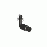 Spot Led Encastré 2W, Micro Zoom De 15° À 36°, 3000K, Noir Mat. Projecteur Orientable Idéal Pour Vitrines Et Bijouteries, Beneito & Faure. - noir