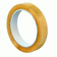 Adhésif transparent cristal 19mmx66m - Lot de 8 rouleaux - Polypropylène haute résistance