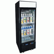 Armoire réfrigérée vitrée positive Noir 610L Atosa