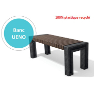 Banc public 100% plastique recyclé - UENO