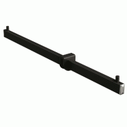 Bras cavalier noir P41,6cm pour barre rectangulaire système Cremablack