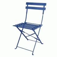 Chaises de terrasse pliantes Perth bleu marine foncé (lot de 2) | Bolero - FU541 - FU541