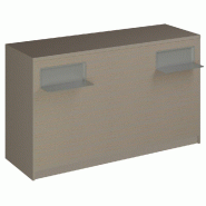 Comptoir Vertigo H T04 dble nat. L170cm - 3 tab.Coulis. 6tab.Amovib - taupe