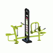 Agrès Extérieurs avec Vérin Hydraulique Inox Freetness - BICEPS CURL - Dips Machine Agrès Extérieurs avec Vérin Hydraulique Inox Freetness - BICEPS CURL - Dips Machine