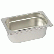 Lot de 10 Bacs Gastro Inox AISI 304 GN 1/4 Plein H. 100 mm - Gastroland - 3701666009778