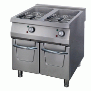 Maxima Premium friteuse - 2 x 22 L - unité double - profondeur 90 cm - avec robinet de vidange - électrique – 80 × 90 × 85 cm – 36000 W - AKS-09398608