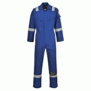 Portwest - Combinaison de travail résistante aux flammes et antistatique 350g Bleu Roi Taille 4XL - XXXXL bleu textile 5036108244256