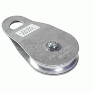 Poulie à côtes oscillants 100 mm - Treuil de halage et levage pour travaux forestiers