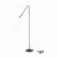 Stones Vega Lampadaire Led En Métal Noir - noir 8051361821652
