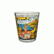 Verres Arca Amalfi, lot de 6, 32,5 cl, motif fantaisie - multicolore verre 8055039563035