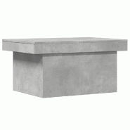 VidaXL Table basse gris béton 100x55x40 cm bois d'ingénierie Modèle Floriane Pro - 840873