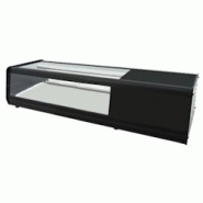 Vitrine réfrigérée pour tapas pour 4 gn 1/3 verre plat - 1105x400x300 mm - 160 W 230/1V - 13RC8114 Eurast - inox 13RC8114 Vitrine réfrigérée pour tapas pour 4 gn 1/3 verre plat - 1105x400x300 mm - 160 W 230/1V - 13RC8114 Eurast - inox 13RC8114