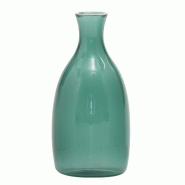 Zafferano Vase Un Fiore 150 En Verre Borosilicate Soufflé À La Main, Vert Lagon, 150 Cl, Design Élégant Pour Décoration Et Contextes Professionne