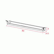 Goulotte passe-câbles pour bureaux individuels Pop Frezza Goulotte passe-câbles pour bureaux individuels Pop Frezza