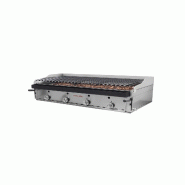 Barbecue surélevé de 120 avec bavette et grille bleutée. Maiser - B-120+M