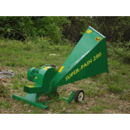 Broyeur à 2 ou 3 couteaux radiaux - SUPER-PAIN 280 motorisé électrique_1