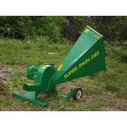 Broyeur de branches moteur électrique à couteaux - capacité 7 cm - SUPER-PAIN 280 | Fabrication française