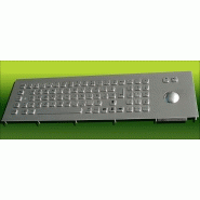 Clavier inox anti-vandale avec trackball de 97 touches a420tb-kp-fn Clavier inox anti-vandale avec trackball de 97 touches a420tb-kp-fn