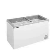 Congélateur vitré de crème glacée NIC401SC (390 / 298) blanc TEFCOLD