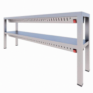 Gastro-Inox Pont thermique avec 2 étages en acier inoxydable 1600x300x650mm - 7445908614691