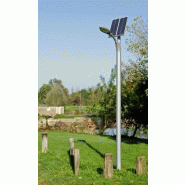 Lampadaire urbain solaire Linéo 3 - LED - aluminium et acier galvanisé thermolaqué - 4,5 m - panneau solaire 120 Wc - batterie lithium 345 à 690 Wh_1