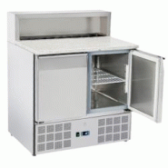 Meuble préparation pizzas 2 portes dir.5 gn 1/6 - 900x700x880 mm - 235 W 230/1V - 74A09PRC Eurast - gris inox 74A09PRC Meuble préparation pizzas 2 portes dir.5 gn 1/6 - 900x700x880 mm - 235 W 230/1V - 74A09PRC Eurast - gris inox 74A09PRC