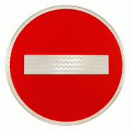 Panneau d'interdiction B1 - Sens interdit Panneau d'interdiction B1 - Sens interdit