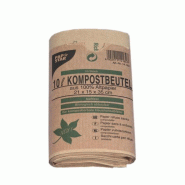 Papstar 50 Sacs poubelle en papier kraft 10 l 35 cm x 21 cm x 15 cm marron - marron papier 14186 Papstar 50 Sacs poubelle en papier kraft 10 l 35 cm x 21 cm x 15 cm marron - marron papier 14186