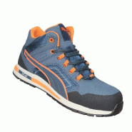 Puma Crosstwist Mid S3 HRO SRC blau/orange Sicherheitschuhe Arbeitsschuhe Bauschuhe hoch-Größe-42 EU - 42 multicolore cuir 54837