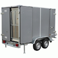 Remorque fourgon LIDER V3 - 2 essieux - freiné - 300x155x177 - PTAC : 2000 kg - Reference -3116-3-1O3-1863-N