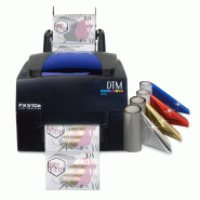 Unité spécial pour étiquette - Avec systèmes de dorure DTM FX510e et FX810e - Avec pelliculeuse thermique pour étiquettes jusqu'à 220 mm Unité spécial pour étiquette - Avec systèmes de dorure DTM FX510e et FX810e - Avec pelliculeuse thermique pour étiquettes jusqu'à 220 mm