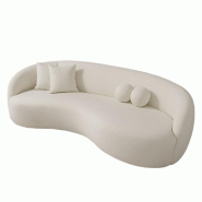 STELLAMEUBLES canapé zara demi-lune - 3667335250592