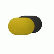 Stil Casa, set de 12 chemins de table bicolores, polyuréthane cousu, 58xh. 38 cm, finition dollar couleur jaune ocre/noir. - RUN5838-OB Stil Casa, set de 12 chemins de table bicolores, polyuréthane cousu, 58xh. 38 cm, finition dollar couleur jaune ocre/noir. - RUN5838-OB