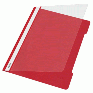 Trieur LEITZ Couvercle transparent rouge (25 pièces - plastique) - rouge plastique polypropylène 41910125