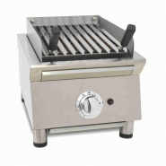 Barbecue basque à gaz de 40 cm avec pierre volcanique - 3666964099749