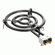 Bruleur à paella 3 circuits chauffant avec 2 bouton de réglage, GAZ liquéfié