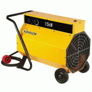 Chauffage de chantier électrique sur roues triphasé - SOVELOR-DANTHERM - C15_0