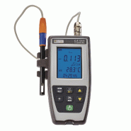 CHAUVIN ARNOUX - Conductimètre Portable étanche CA 10141 - C/TDS/Salinité/Résistivité, IP67, Mémoire 100000 mesures, Enregistrements programmables, Logiciel PC