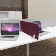 Cloisonnette acoustique MUT à poser sur le bureau. - Alu_0