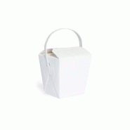 FIRSTPACK FHC - 500Pcs - Mini Boite carré blanc avec anse - 65x71x70mm 230ml - blanc en carton 210ASPAIL8BL FIRSTPACK FHC - 500Pcs - Mini Boite carré blanc avec anse - 65x71x70mm 230ml - blanc en carton 210ASPAIL8BL