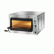 Four à pizza électrique professionnel FIMAR. Modèle manuel FME6. 1 chambre de cuisson avec dessus réfractaire. Capacité 6 pizzas - 833