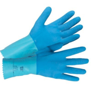 Gants de ménage Mapa Jersette 301 bleus taille 8, lot de 5 paires Gants de ménage Mapa Jersette 301 bleus taille 8, lot de 5 paires