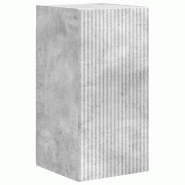 Helloshop26 - Meuble TV mural moderne avec rangement pratique 30 x 31 x 60 cm en bois d'ingénierie béton 02_0054955 - Bois massif 3000238740386