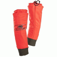 Manchettes anti coupures rouges - Taille L - Protection 360° pour travaux espaces verts et voiries