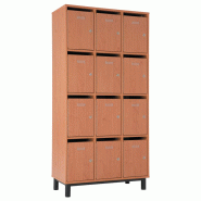 Meuble professeur 12 cases - Réf 208690 - Armoire 90 x 43 x 179 cm - Rangement scolaire