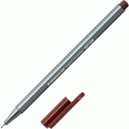 Staedtler - Triplus FineLiner 334 - Feutre Pointe SuperFine 0,3 mm Brun Van Dyck - 4007817334379
