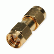 TELEGÄRTNER Connecteur SMA mâle/femelle plaqué or_0